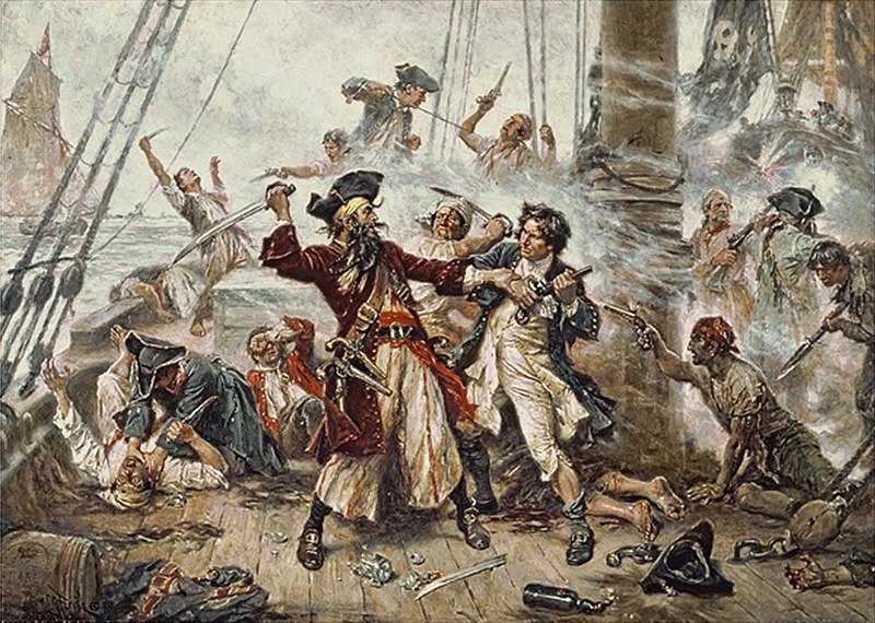 La piratería e historia militar