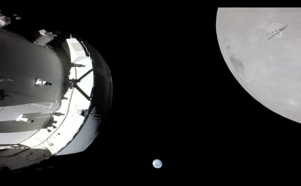 Artemis I: Cápsula "Orión" pasa a 130 kilómetros de la superficie lunar