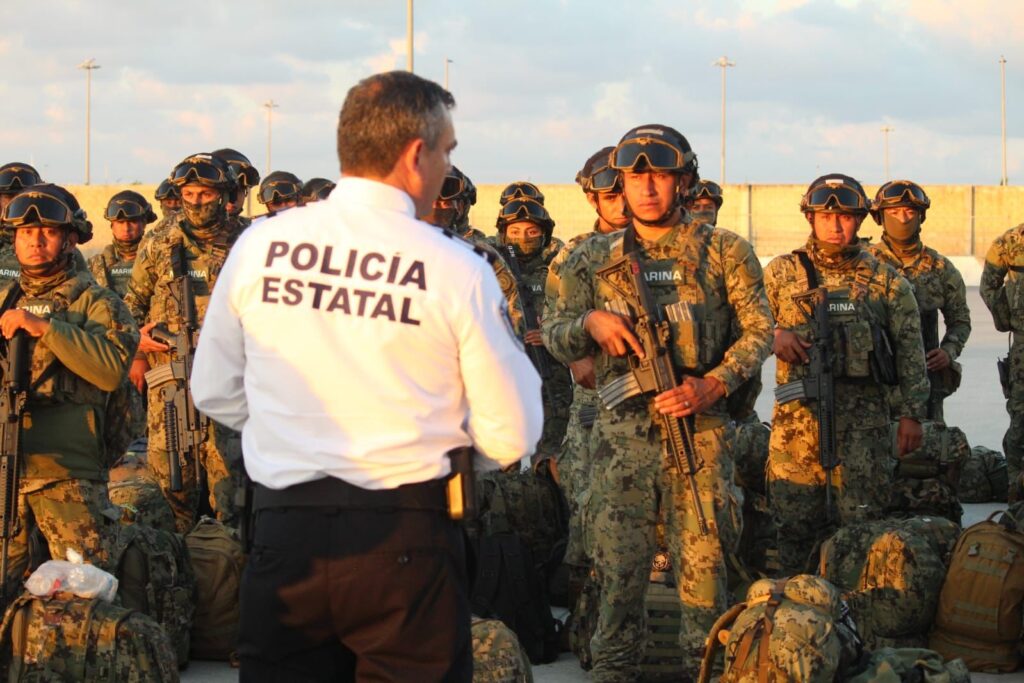Llegan a Cancún 50 elementos de la Marina que ayudarán a reforzar la seguridad