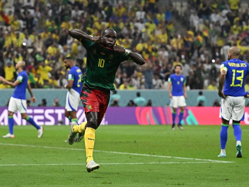 Mundial de Qatar: Camerún derrota a Brasil pero queda fuera de octavos