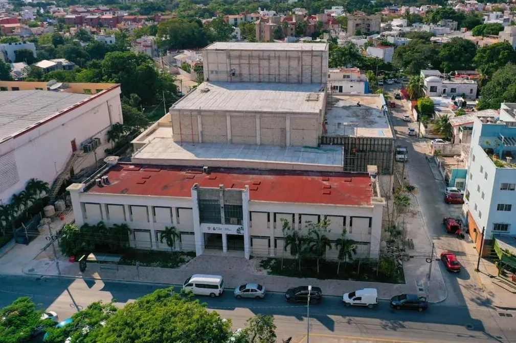 Cancun Nuevo Teatro de la Ciudad suma un avance del 90