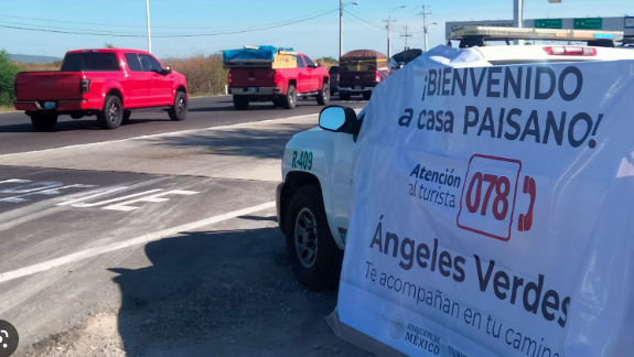 Operativo Caravana Paisano: Ángeles Verdes brindan más de 300 servicios
