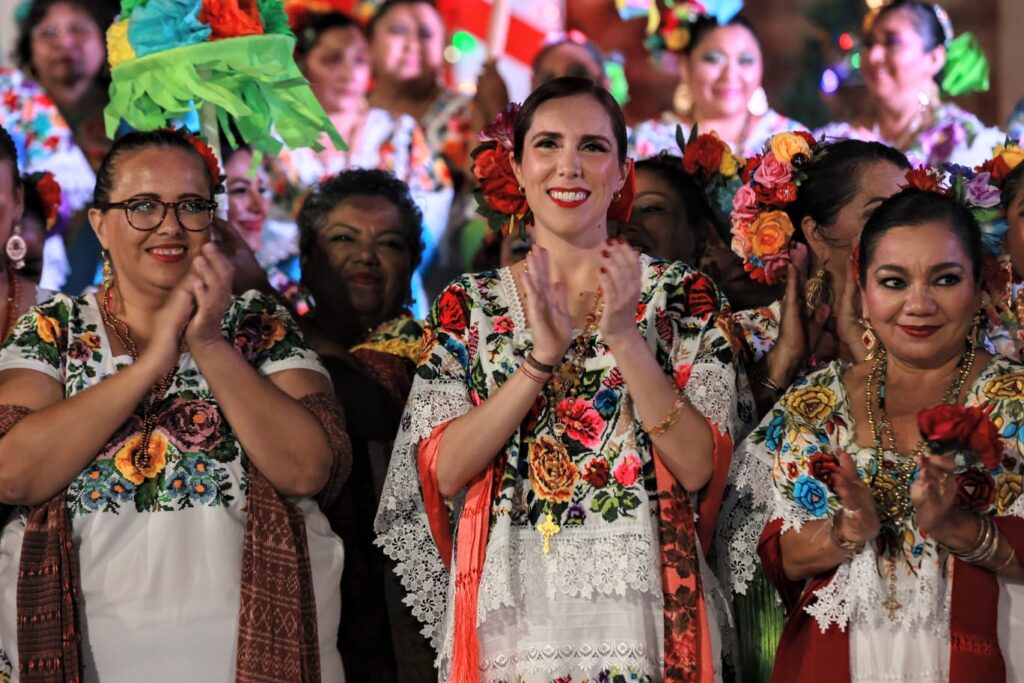 sla Mujeres de fiesta en honor a la Virgen de la Inmaculada Concepción