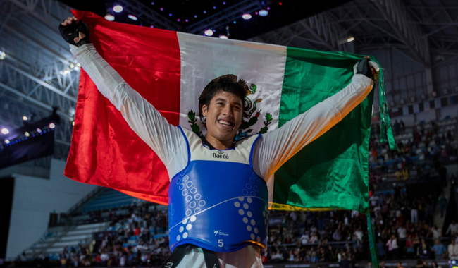 Carlos Sansores se encuentra primer lugar de ranking mundial de taekwondo
