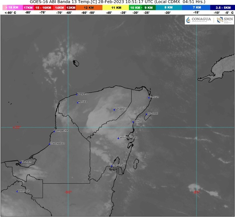 Clima para hoy en Cancún y Quintana Roo: Probabilidad de lluvias aislada