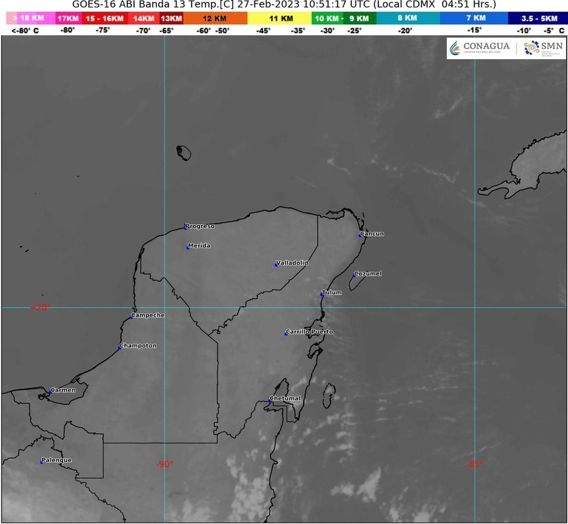 Clima para hoy en Cancún y Quintana Roo: Cielo nublado con probabilidad de lluvias
