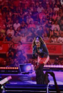 ¡Qué bárbaro! Gloria Trevi sorprende a sus fans en concierto de Cancún