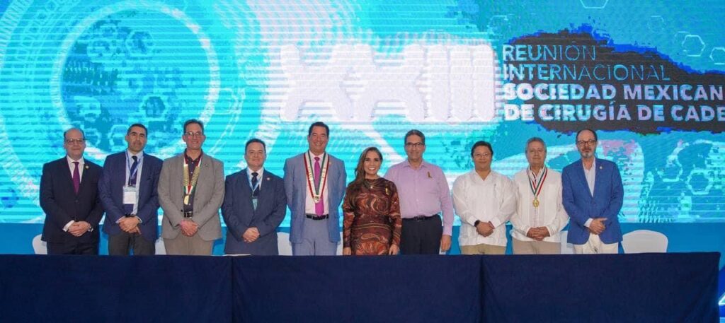 Inaugura Mara Lezama Reunión Internacional de la Sociedad Mexicana de Cirugía de Cadera