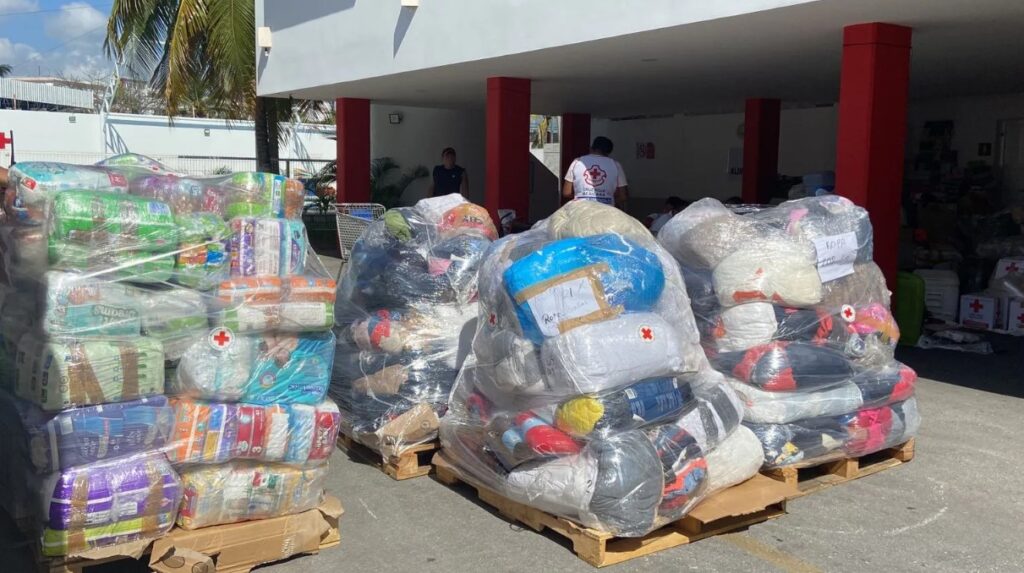 Envían a Turquía los insumos donados por los cancunenses, tras sismos