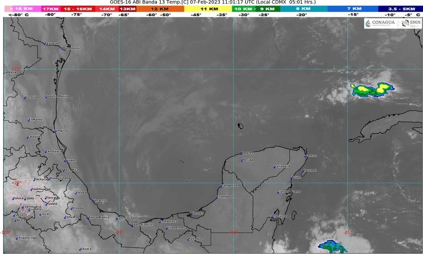 Clima para hoy en Cancún y Quintana Roo: Lluvias puntuales fuertes