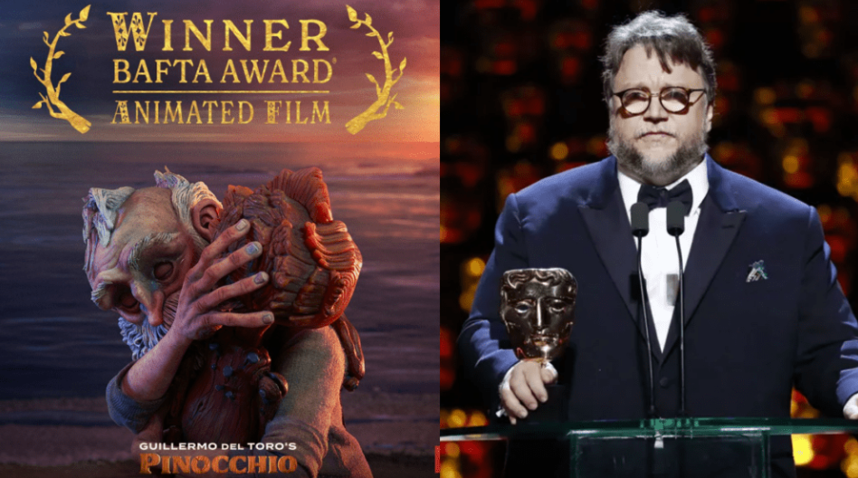“Pinocho de Guillermo del Toro”, mejor película animada; se lleva premio BAFTA 2023