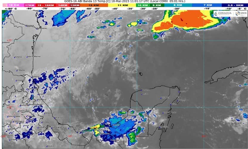 Clima para hoy en Cancún y Quintana Roo: Nublados con lluvias