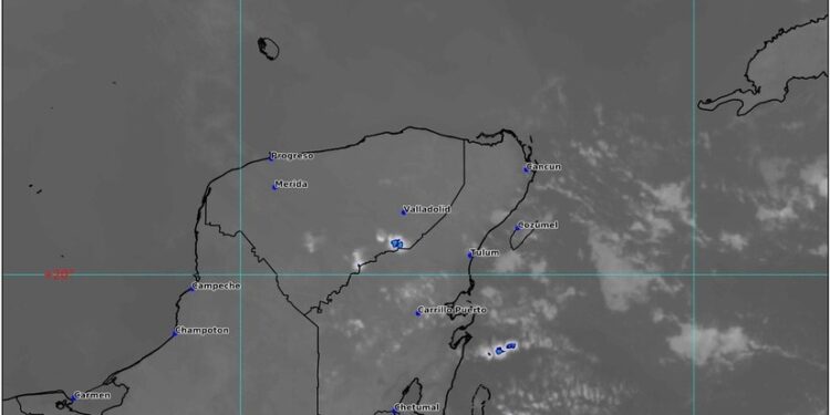 Clima para hoy en Cancún y Quintana Roo: Nublado con ambiente caluroso