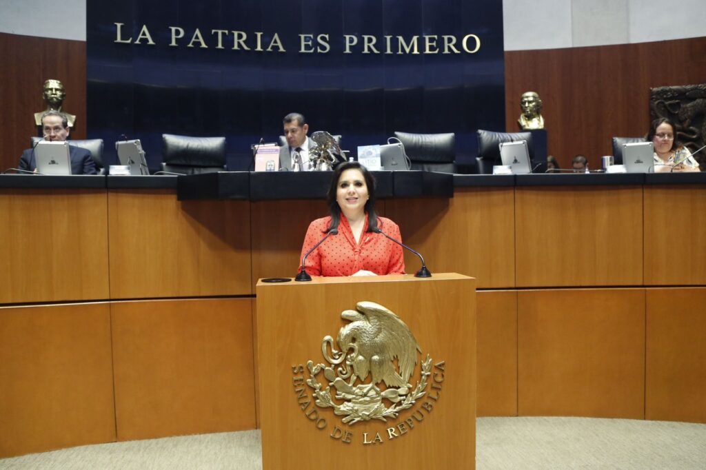Mayuli Martínez promueve registro nacional de obligaciones alimentarias