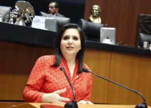 Mayuli Martínez promueve registro nacional de obligaciones alimentarias