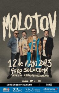 Molotov estara en concierto en Cancun 2