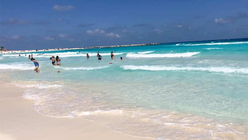 Playas sin sargazo en Quintana Roo