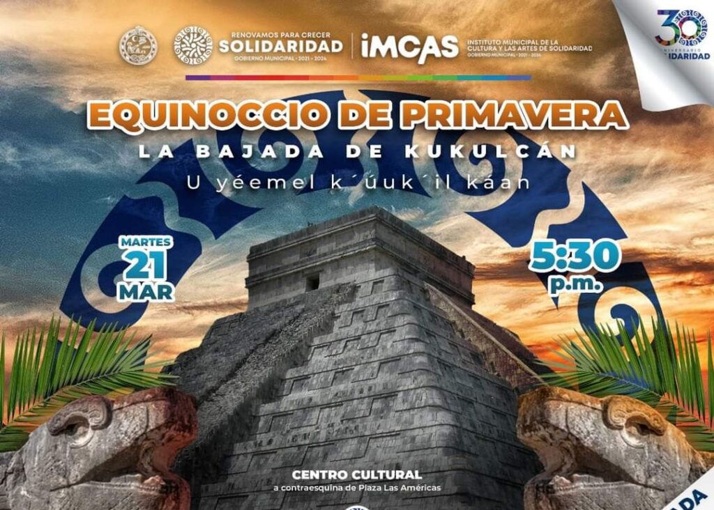 ¡Gratis! Invitan a la ceremonia “Bajada de Kukulcán” en Playa del Carmen