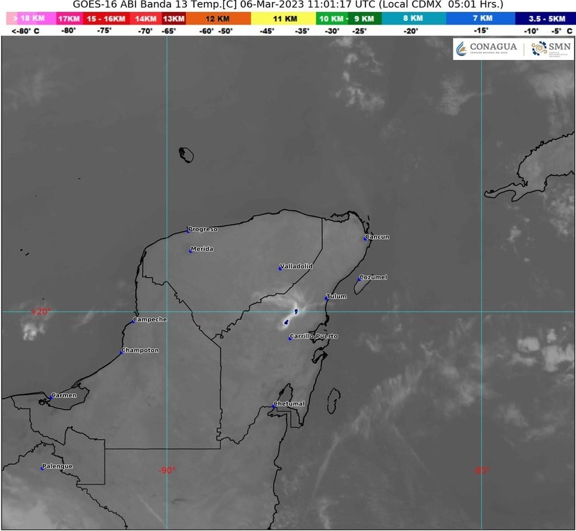 Clima para hoy en Cancún y Quintana Roo: Cielo medio nublado con probabilidad de lluvias Clima para hoy en Cancún y Quintana Roo: Cielo medio nublado con probabilidad de lluvias 
