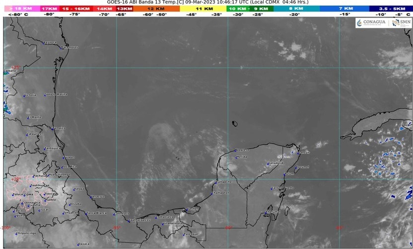 Clima para hoy en Cancún y Quintana Roo: Parcialmente nublado y ambiente caluroso