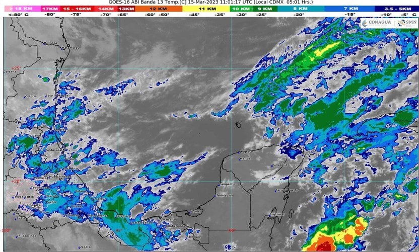 Clima para hoy en Cancún y Quintana Roo: Frente Frente Frío Núm. 39 ocasionará lluvias