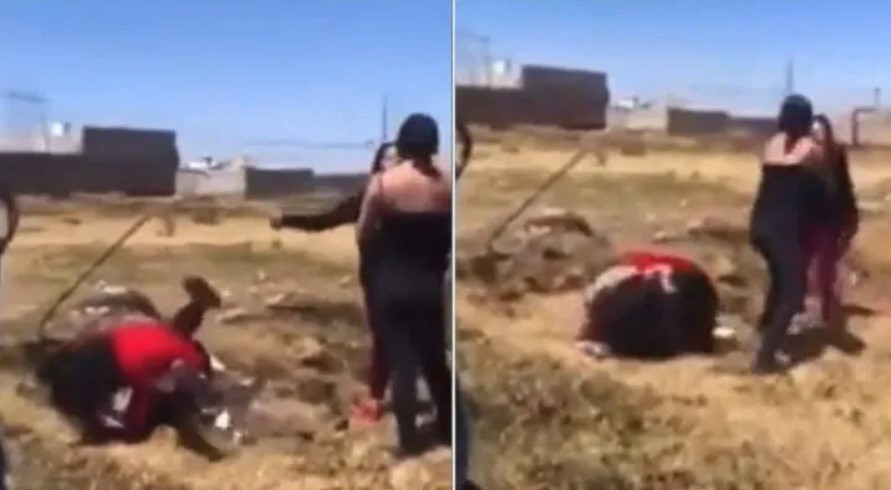 ¡Otro caso! Alumnas de secundaria se agarran a golpes en Edomex (VIDEO)