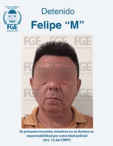 FGE asegura a Felipe 'M' detenido por abuso sexual en Chetumal