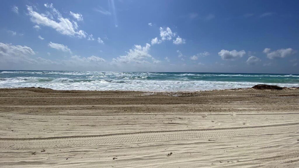 Playas limpias de sargazo en Quintana Roo hoy 06 de abril