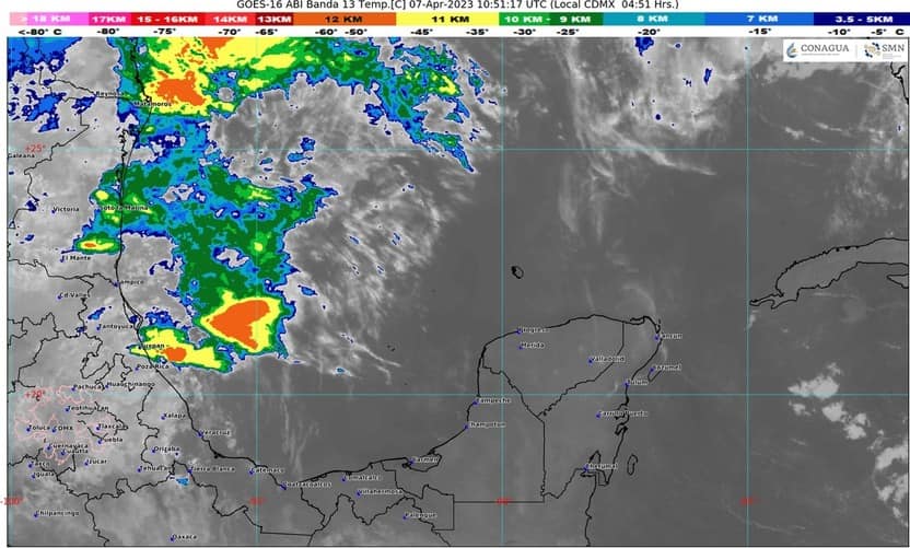 Clima para hoy en Cancún y Quintana Roo: Caluroso con lluvias