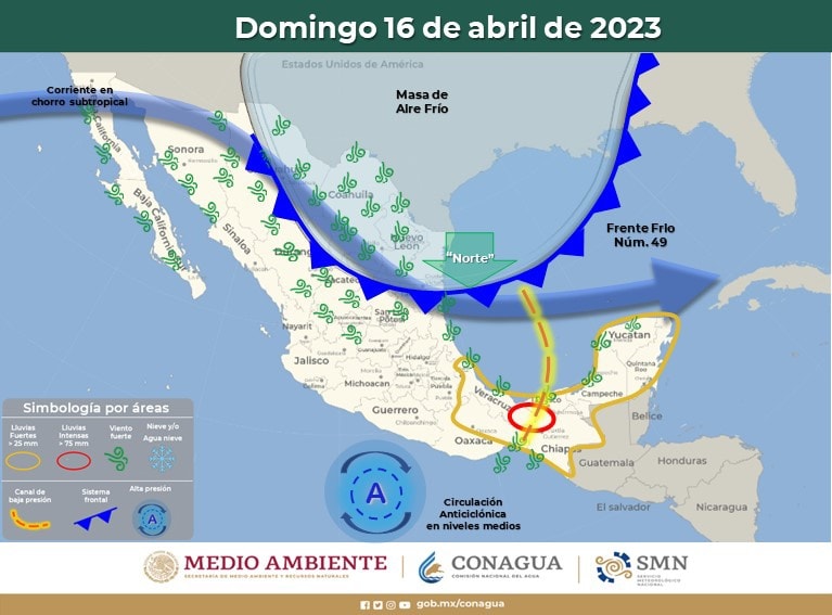 Clima para hoy en Cancún y Quintana Roo: Frente frío Núm. 49 generará lluvias