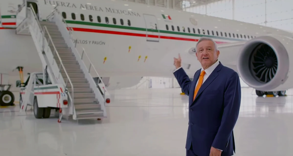 AMLO vende el avión presidencial a Tayikistán por 1658 millones de pesos