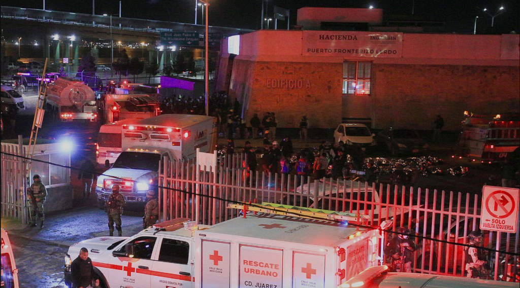 Sube a 40 la cifra de migrantes muertos tras incendio en Ciudad Juárez