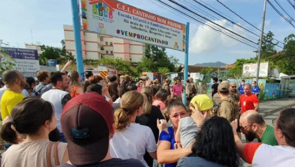 Guardería en Brasil es atacada con arma blanca y deja cuatro niños sin vida
