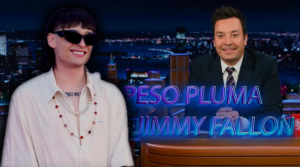 Peso Pluma se luce con su presentación en The Tonight Show de Jimmy Fallon