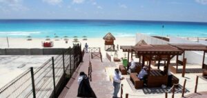 Playas mas concurridas de Cancun en vacaciones marlin
