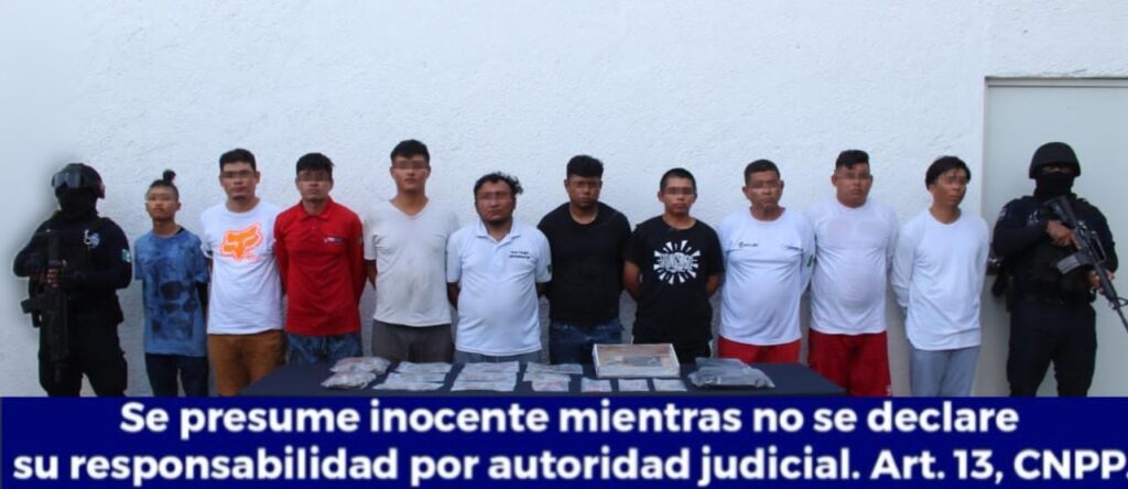 Detienen autoridades de Cancún a narcomenudistas en "El Mirador"