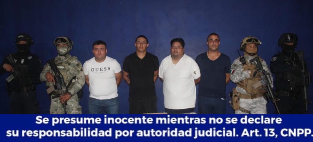 Detienen a 8 integrantes de un cártel en Cancún