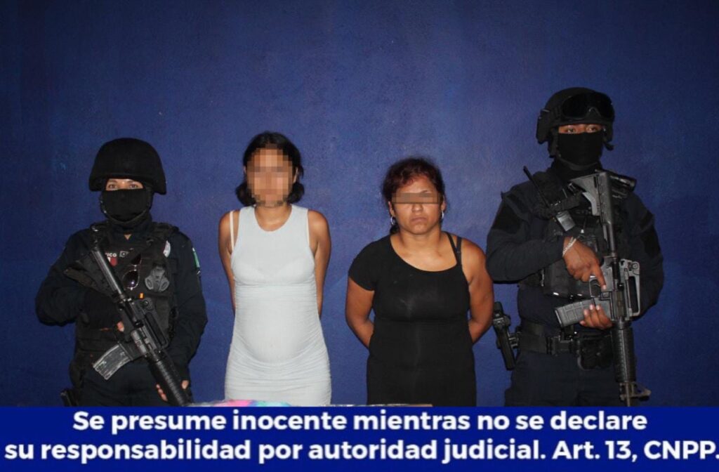 Detiene Seguridad Pública a dos mujeres por narcomenudeo en Cancún