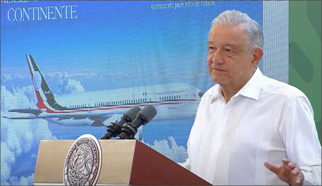 “Estamos contentos”: celebra AMLO venta de avión presidencial