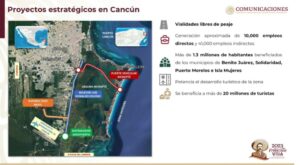 ¿Cómo van las obras en Cancún? Bulevar Colosio reporta un avance físico del 50%