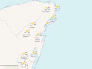 Clima para hoy en Cancún y Quintana Roo: probabilidad de chubascos