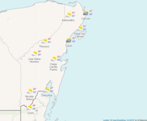 Clima para hoy en Cancún y Quintana Roo: Caluroso con vientos de surada 