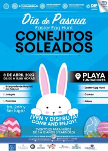 Lili Campos invita a los niños de Solidaridad a búsqueda de huevos de pascua