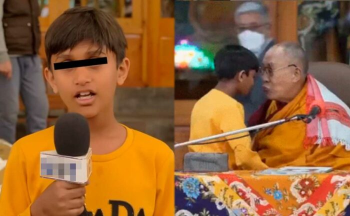 Niño que fue besado por Dalái Lama, habla sobre su experiencia