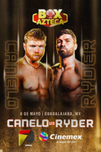 Cinemex transmitirá la pelea de Canelo Álvarez vs John Ryder