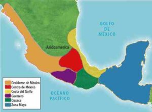 Cuales son las areas culturales en que se divide Mesoamerica1