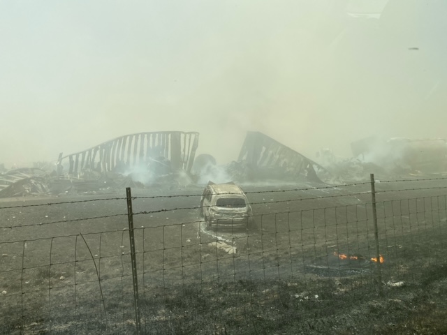 ¡Choque masivo! Tormenta de arena provoca el impacto de 40 a 60 autos en Illinois