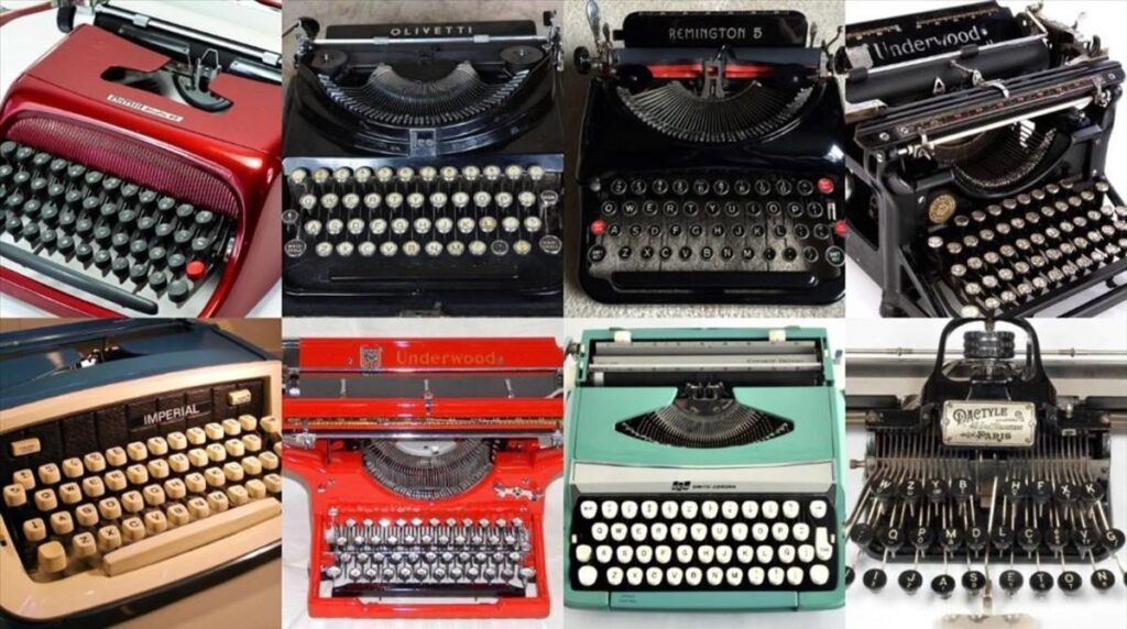 La máquina de escribir, una revolución en los despachos