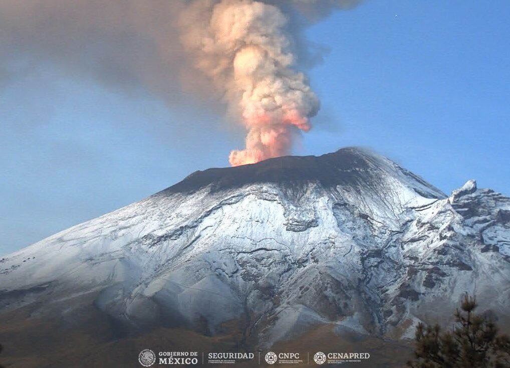 Volcán Popocatépetl: disminuyen explosiones de “Don Goyo”, informa Cenapred