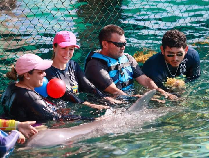 Gobierno de Isla Mujeres firma convenio con Dolphin para brindar terapias gratuitas